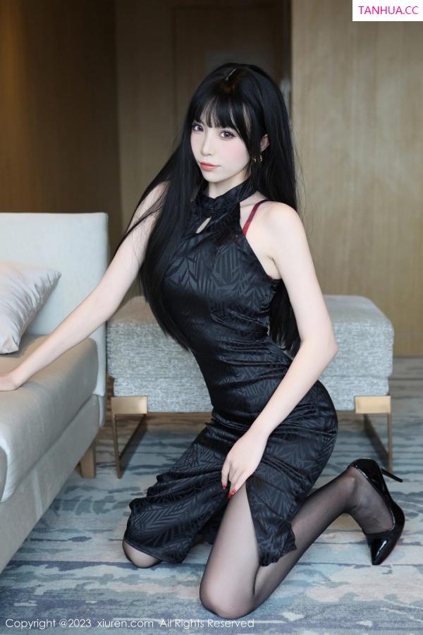   [XiuRen]高清写真图 2023.05.04 No.6666 江七七 黑丝美腿第14张图片